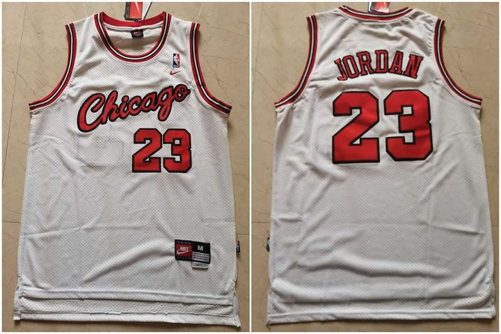 Bulls 23 Michael Jordan White Nike Mesh Swingman Jersey,We sell and wholesale Bulls 23 Michael Jordan White Nike Mesh Swingman Jersey on line form chian!